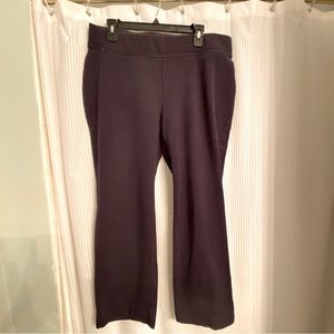 Lands End Starfish Knit Black pants 1x